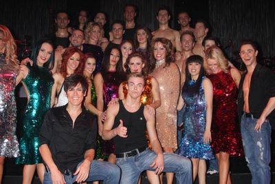 Derek Hough and the Cast of BURN THE FLOOR Photo